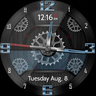 Wooden Gears HD Watch Face android App screenshot 6